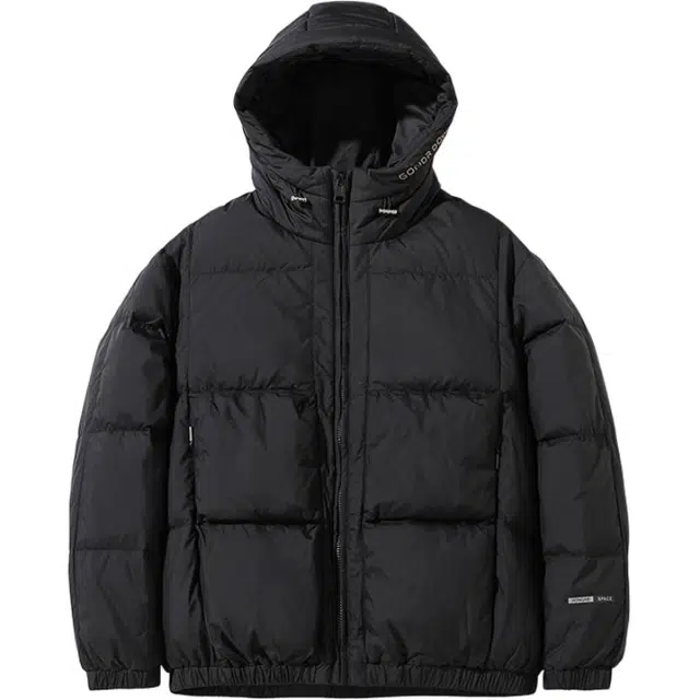 希越 日系高端简约纯色抗寒保暖蓬松面包服羽绒服 男款