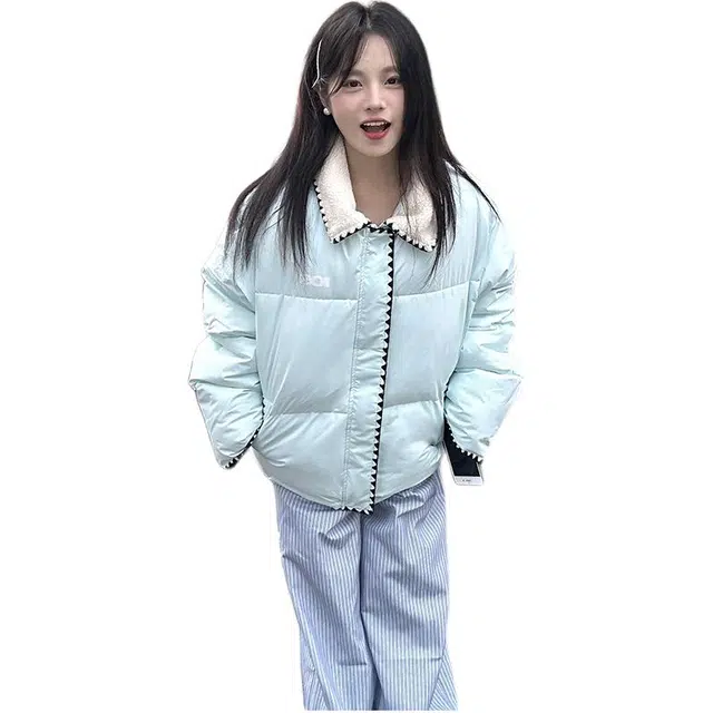 思蓓儿 日系学生设计感小众棉袄小个子韩系外套棉服 女款