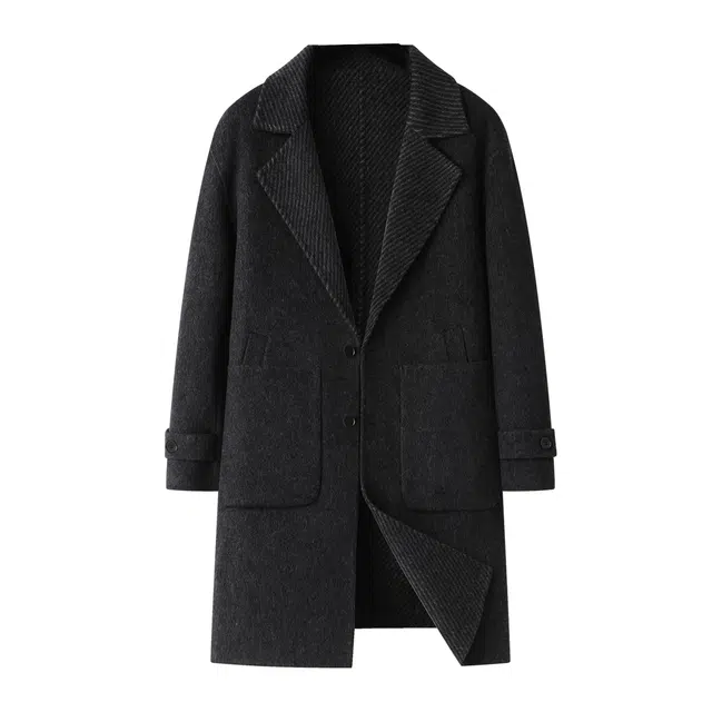 百胜狐 潮流舒适时尚长袖大衣 男款