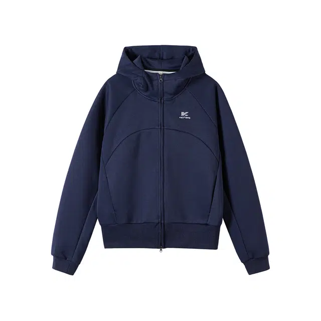 欧路得 欧路得 美式双拉链毛圈短款开衫女男秋季宽松立领连帽衫外套情侣卫衣 男款