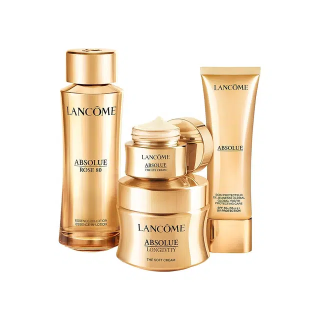 兰蔻 菁纯卓越赋活护肤套装 舒缓保湿滋润 四件套