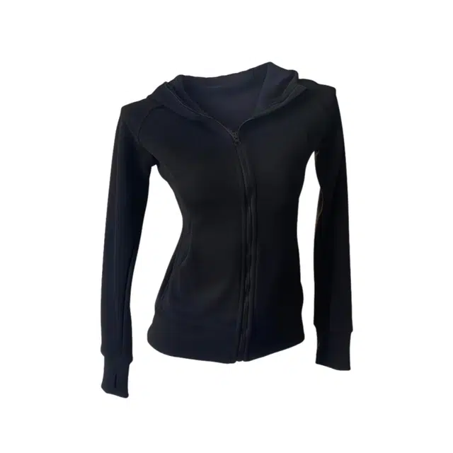 半空山 美式高街时尚潮流收腰减龄正肩运动风纯色百搭开衫长袖外套舒适保暖学院风连帽卫衣 男女同款