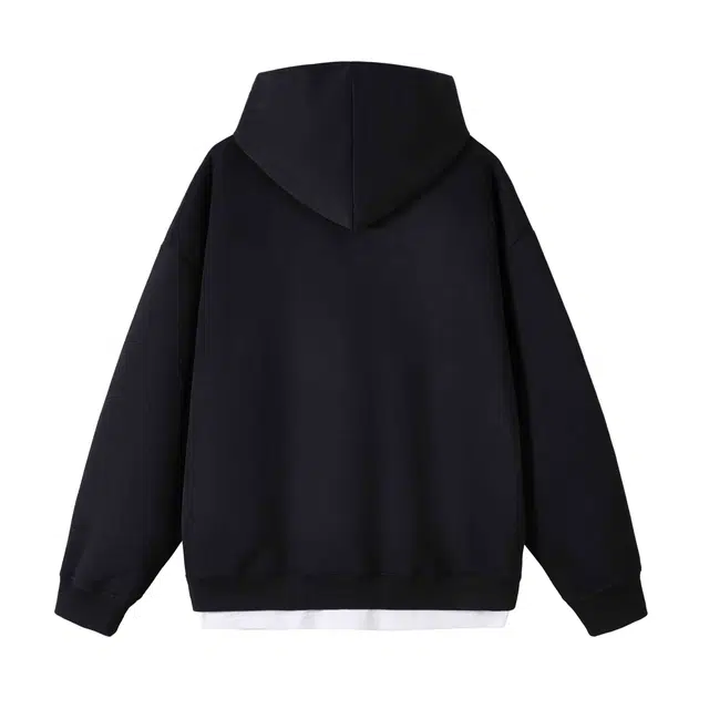 巴塞罗那足球俱乐部 美式复古高街简约设计感字母印花开衫宽松休闲日常通勤柔软舒适百搭高级时尚长袖连帽卫衣 男女同款