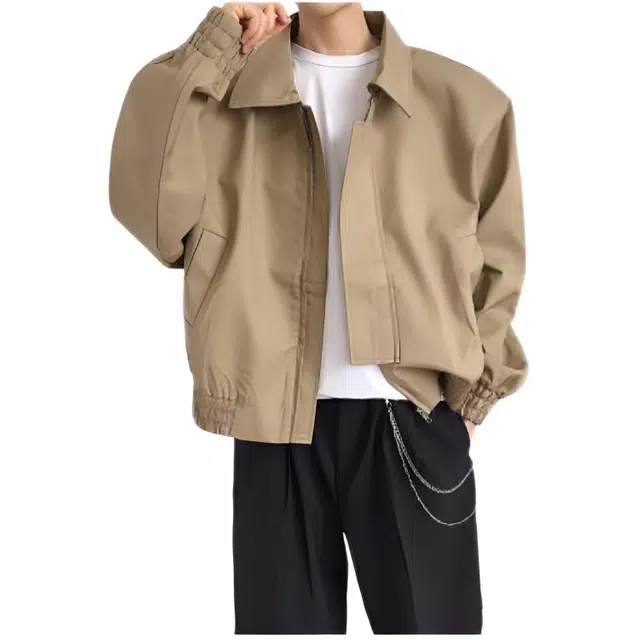 木木兔 潮牌美式高街男生穿搭长袖春秋外穿潮流百搭男士秋冬衣服国潮时尚流行情侣外套夹克 男女同款