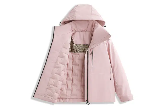 木林森 户外运动攀登滑雪挡风防小雨耐刮耐磨防污透气防冻聚热保暖石墨烯内里防跑绒可脱卸帽轻量化棉服外套 男女同款