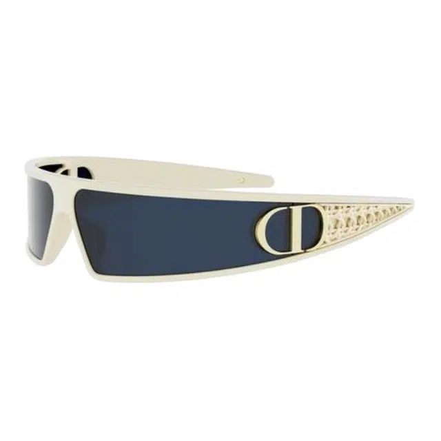 DIOR Irregular Plastic Sunglasses White