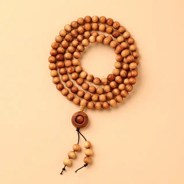 三檀小舍 【时来运转】国风国潮新中式轻奢多圈叠戴诸事顺利 转运考试上岸复古文玩 崖柏 手串 男女同款情侣款