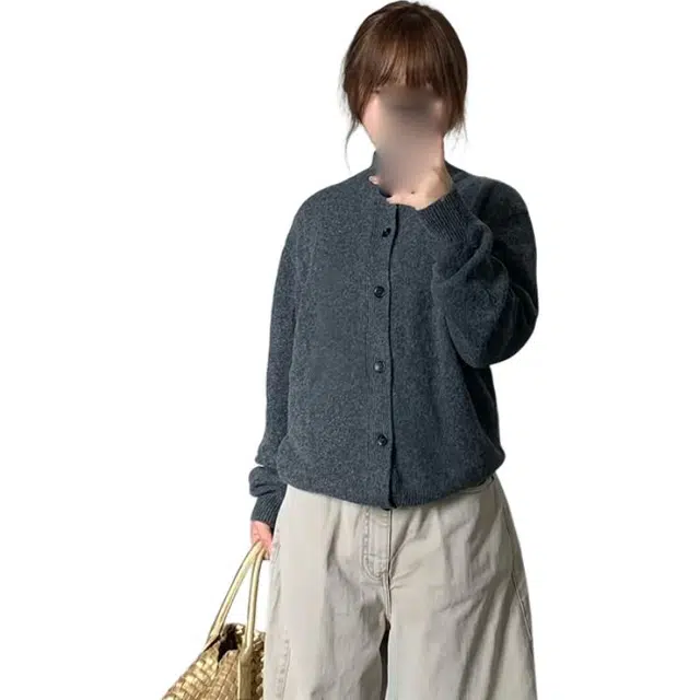 黑马漫画 美式复古高领上衣开衫男秋季高级感针织衫 男女同款