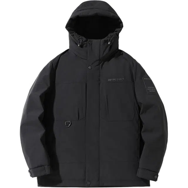 希越 鸭绒石墨烯黑科技发热保暖羽绒服 男款