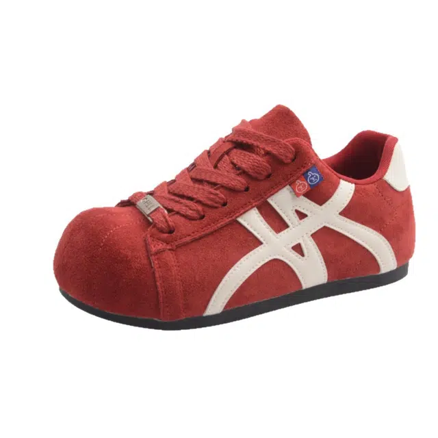 拾伍象 时尚百搭休闲运动鞋软皮勃肯鞋 厚底德训鞋 女