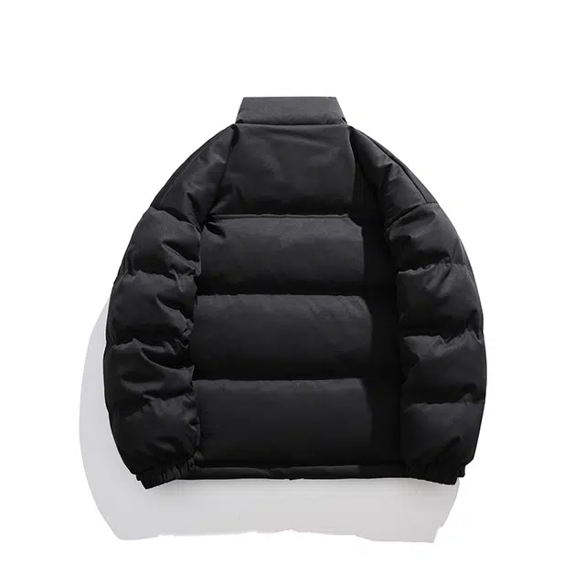 么宁 秋冬季保暖防寒棉衣休闲外套简约百搭舒适面包服长袖脏脏色立领棉服 男女同款