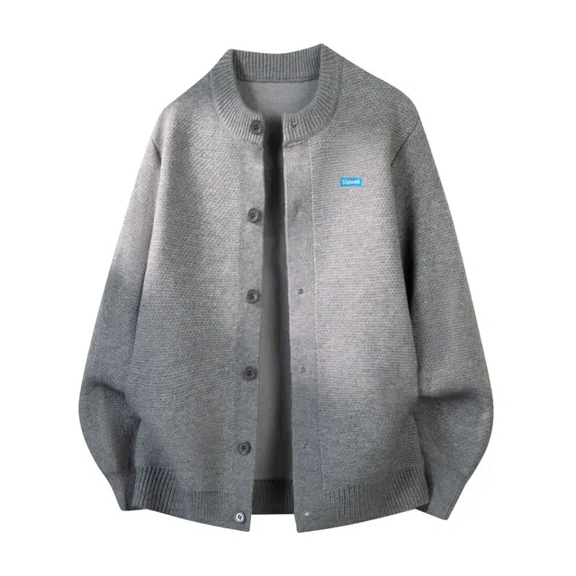 图兰朵 日系复古学院风百搭氛围高级感显瘦简约单排扣舒适柔软清新慵懒风时尚垂感保暖亲肤潮流痞帅通勤休闲开衫圆领毛衣外套 男女同款