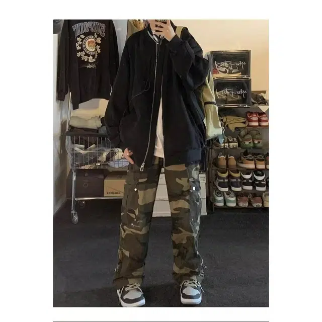 木木兔 潮牌美式高街男生穿搭长袖春秋外穿潮流百搭男士秋冬衣服国潮休闲时尚麂皮绒外套夹克 男女同款