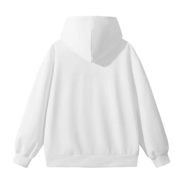 萌芽熊 美式高街系列长袖复古拼接宽松帽衫百搭字母印花学院风时尚潮流休闲打底衫连帽内搭舒适卫衣 男女同款