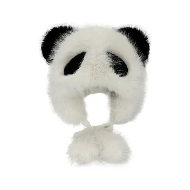 恩僾德 可爱卡通毛茸茸保暖防风 涤纶 绒线帽 男女同款情侣款