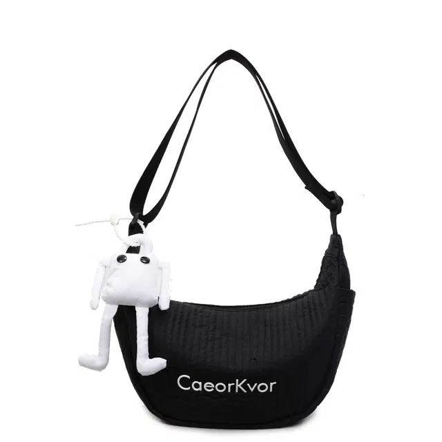 笛贝嘉 韩版潮牌字母时尚单肩包百搭休闲 布 斜挎包 常规 男女同款情侣款 多色