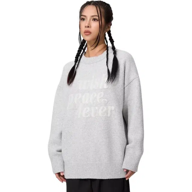 洞洞拐 日系复古慵懒气质文艺潮流流行时尚百搭长袖原宿简约针织衫 男女同款