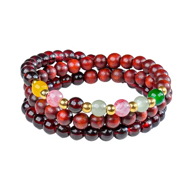 【祝您好梦】 灵晔 中式简约百搭小众高级感轻奢#诸事顺遂喜乐#好运 紫檀属 木作手串 男女同款情侣款