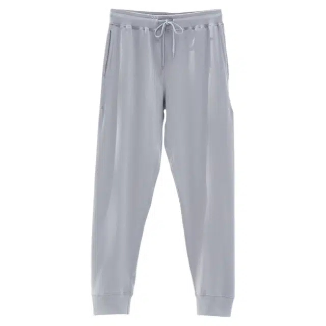 潞优野 高端品质双面德绒亲肤高弹家居裤秋冬季加绒加厚睡裤束脚保暖裤 男款