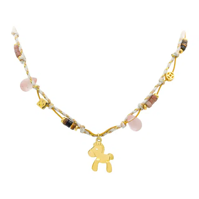 铂思亚 精致编制 合金 项链 女款