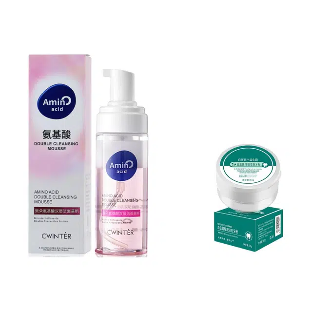 致朵 氨基酸双层洁面慕斯保湿补水洗面奶 滋润