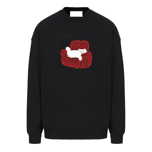 囍鱼少女 纯棉美式复古圆领女设计感小众宽松慵懒长袖上衣卫衣 女款