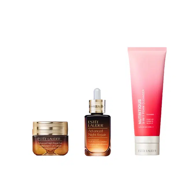 雅诗兰黛 小棕瓶红石榴保湿护肤套装 舒缓维稳