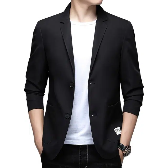 卡丹狄诺 秋季休闲西服男春防晒中年男士外衣商务单西男西装外套 男款