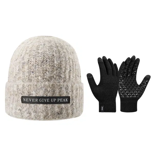 匹克 高品质柔软显白保暖大头围护耳防冻 再生涤纶 绒线帽 男女同款情侣款