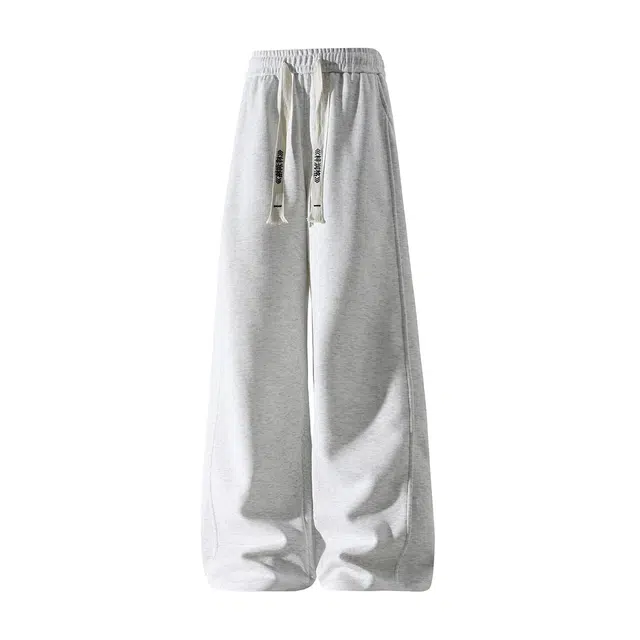 梓润格 个性舒适学院风无性别主义简约宽松休闲裤 男女同款