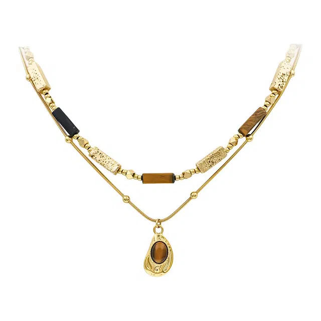 铂思亚 时尚百搭高级 树脂 项链 女款