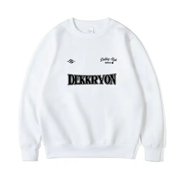 莫代尔 秋冬遮肉显瘦潮流大码慵懒嘻哈舒适百搭街头风圆领卫衣打底衣 男女同款