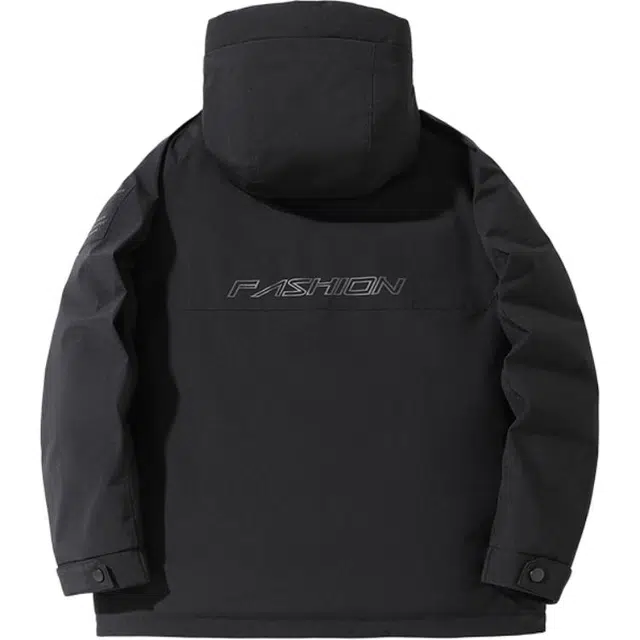 希越 鸭绒石墨烯黑科技发热保暖羽绒服 男款