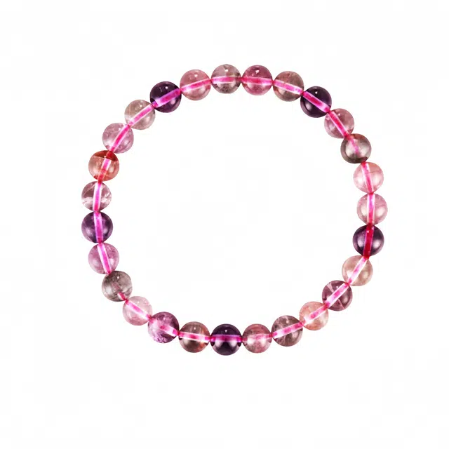 仙园韵 九紫离火运 逢考必过 招财转运超七种 梦幻极光晶石国潮风小众设计平安#好运 多色水晶 手串 女款