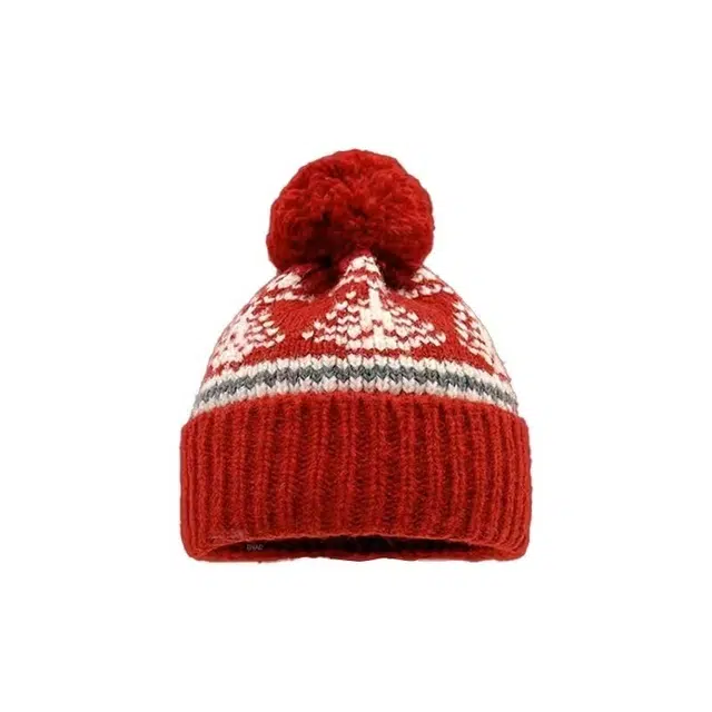 恩僾德 小众高颜值复古费尔岛风加厚保暖显脸小日系可爱 绒线 帽子 男女同款情侣款