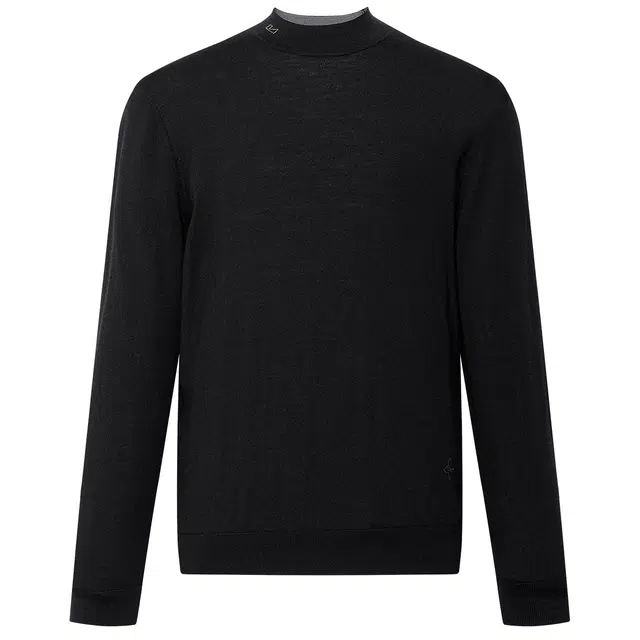 利郎 纯色半高领商务休闲微弹修身可机洗羊毛保暖秋季针织衫 男款