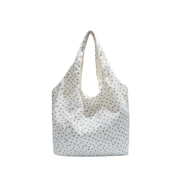 米囹 不单调多色印花随心搭 清洗速干亲近户外多功能 女款 轻盈 拎包 大号 青少年 白色/黑色/粉红色/蓝色