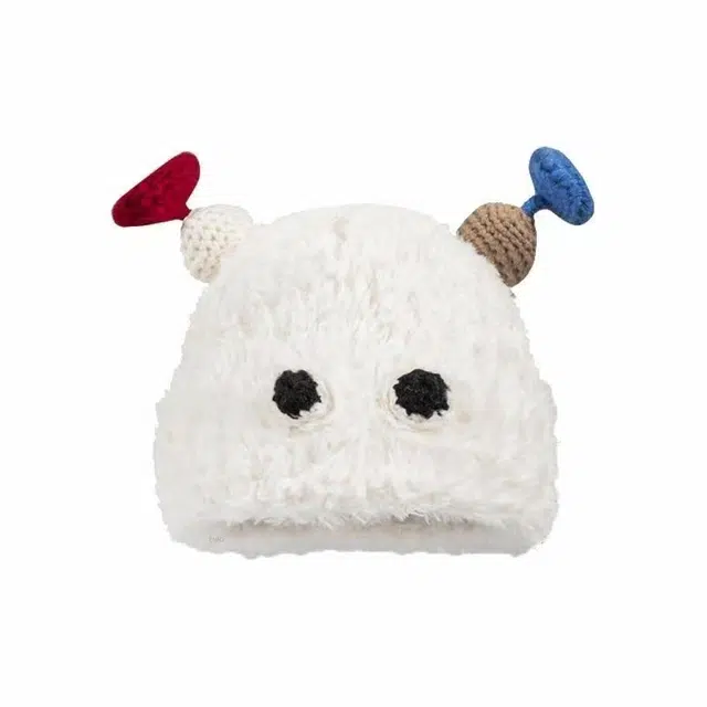 恩僾德 可爱加厚保暖防寒 涤纶 绒线帽 男女同款情侣款