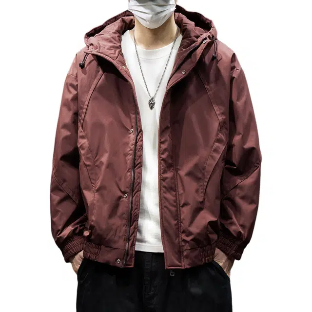 潮人榜 美式复古工装棉衣男冬季宽松大码连帽棉外套潮牌痞帅上衣棉服 男款