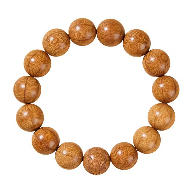 【破轮回 镇邪祟】 芳缘小傅 天然降龙木貔貅吞金兽招财佛珠 正宗文玩盘玩纳福转运珠 时来运转 #好运 六道木 木作手串 男女同款情侣款