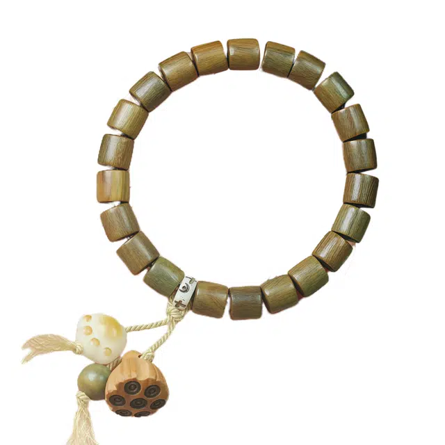 【节节高升】 缇克玺 招财纳福转运珠新中式复古珠串 绿檀 手串 男女同款情侣款