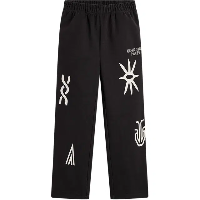 儿童款 安踏儿童针织运动裤 精英篮球 字母印花宽松简约