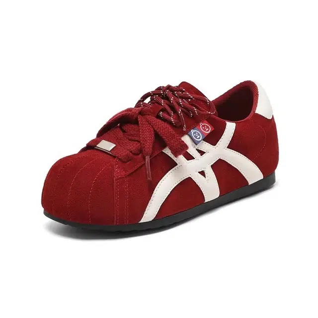 拾伍象 软底轻便百搭透气阿甘鞋 休闲德训鞋 女