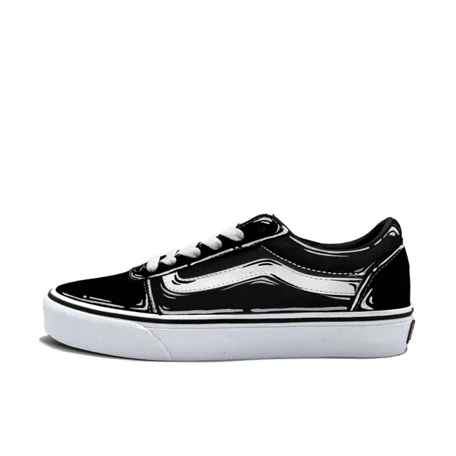 Vans Ward Black White Comic Art