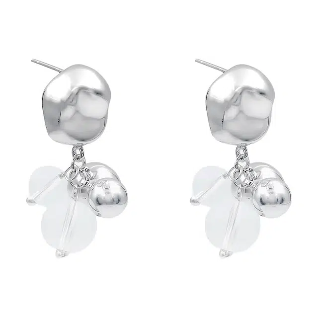 铂思亚 简约个性时尚 铜合金 耳钉 女款