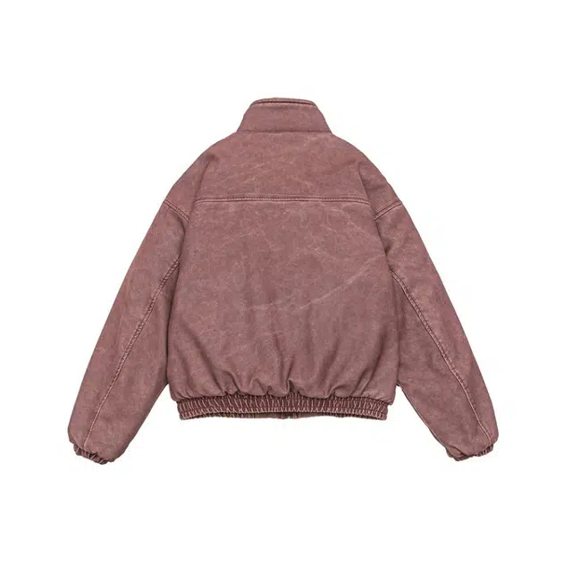 【dme】 冬季复古甜酷风加厚保暖外套宽松百搭时尚皮毛一体无性别皮衣 男女同款