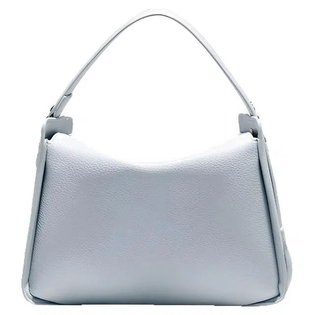 恒源祥 简约纯色百搭经典时尚 超纤合成革 单肩手提包 女款 蓝色