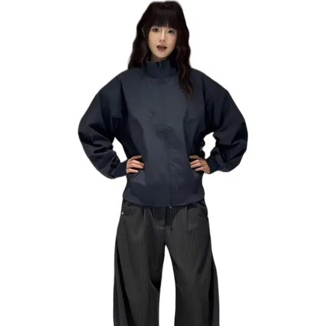 单爵 美式复古显白飞行员外套男秋季痞帅立领高街夹克 男女同款