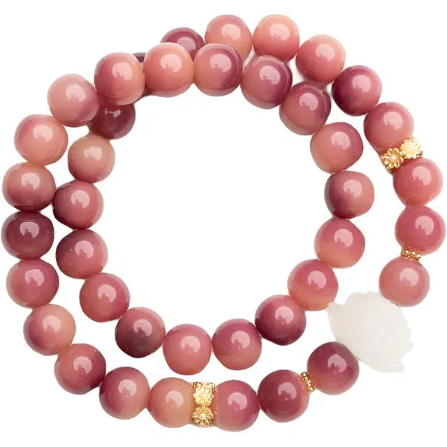 仙源 招桃花好运满满 精致百搭 温柔优雅 浪漫气质 平安喜乐八方来财福气国潮串珠#好运连连 菩提根 手串 男女同款情侣款