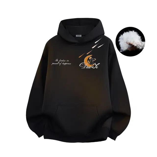 Duoyi Fearless Moon Hoodie Down Jacket